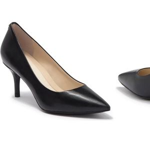 Cole Haan Nike Air Black Leather Pumps